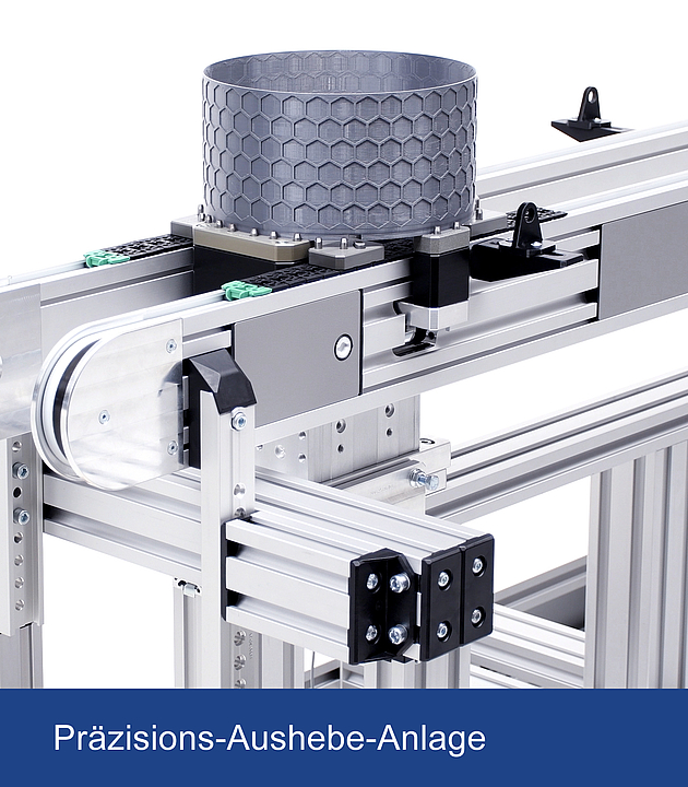 ASP produziert Fördertechnik für Roboter Handling.