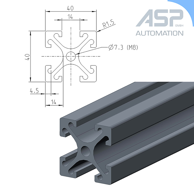 Das neue Alu-Profil-Baukasten-System von ASP Automation, Treuchtlingen.