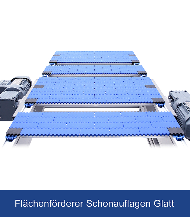 Der Vario Puffer Flächen-Förderer ist eine neue Fördertechnik von ASP.