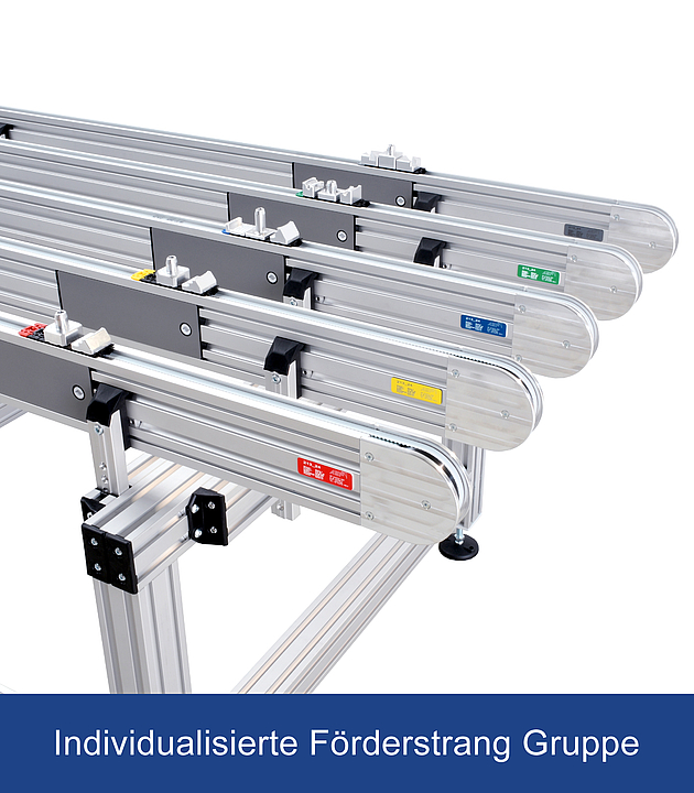 Individualisierte pufferfähige Förderanlagen von ASP AUTOMATION.