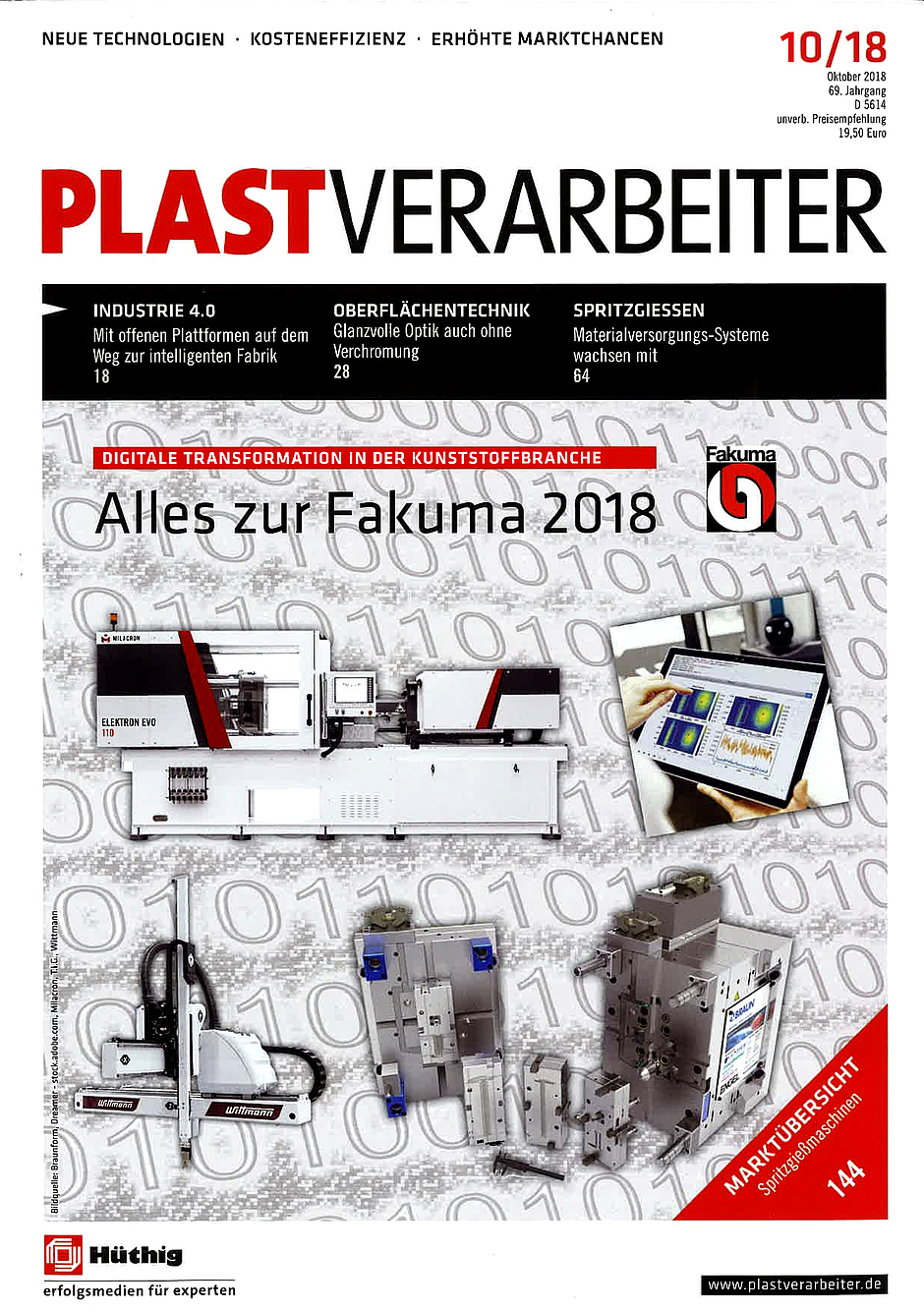 ASP Presse News - Vario Puffer Förderband im Plastverarbeiter.