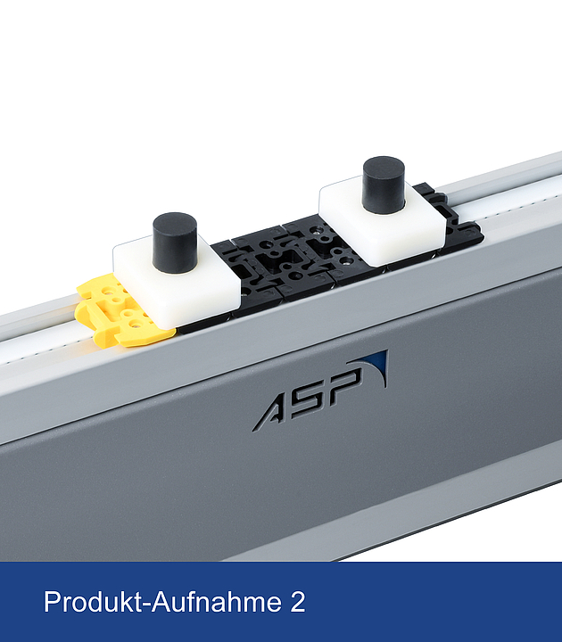Die Förderband Innovationen von ASP ermöglichen das Kontur genaue Aufnehmen von unterschiedlichen Bauteilen.