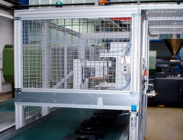 Die ASP Schutzzaun-Systeme ASP Automation liefert Schutzzaun-Systeme für den Sondermaschinenbau.